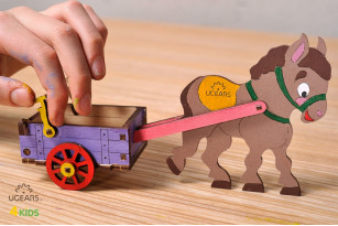 3D-Modell «Esel» zum Bemalen
